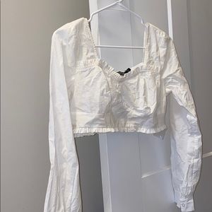 NASTY GAL CROPPED LONG SLEEVE